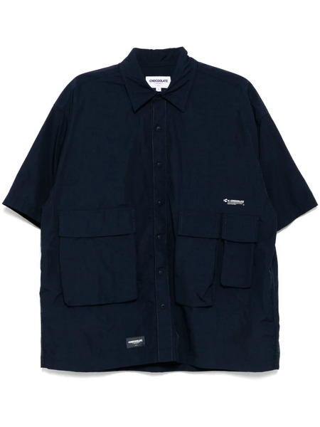  Chocoolate Logo-print Shirt - Blue 