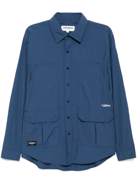  Chocoolate Logo-print Shirt - Blue 