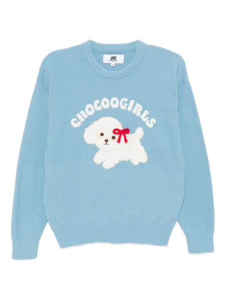  Chocoolate Logo-printed Sweatshirt - Blue 