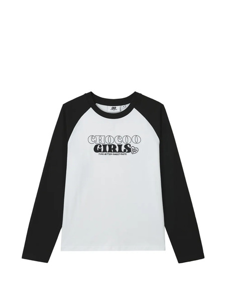  Chocoolate Long-sleeve T-shirt - White 