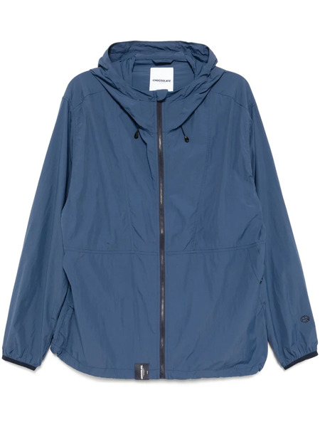  Chocoolate Panelled Jacket - Blue 