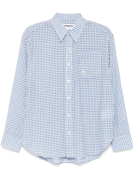  Chocoolate Patterned Shirt - Blue 