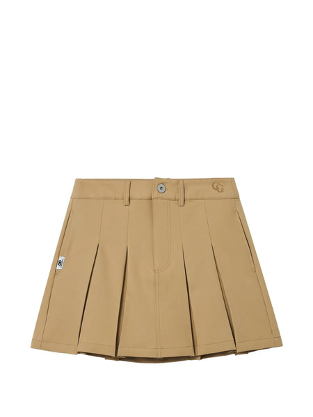  Chocoolate Pleated Mini Skirt - Neutrals 