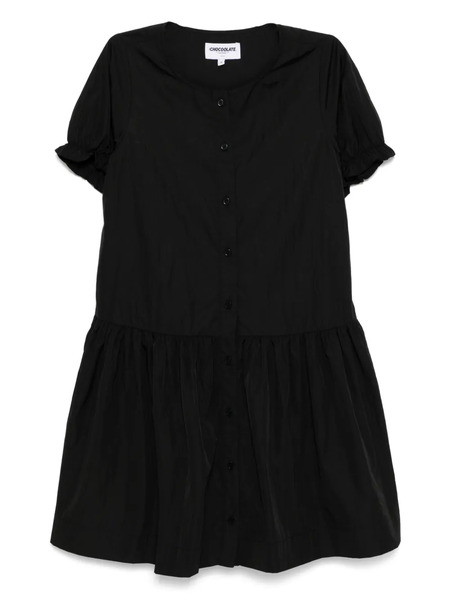  Chocoolate Short-sleeved Dress - Bkx 