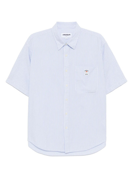  Chocoolate Short-sleeved Shirt - Blue 