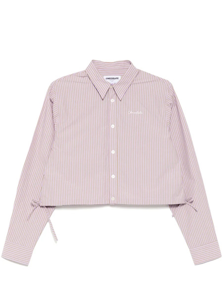  Chocoolate Striped Shirt - Purple 