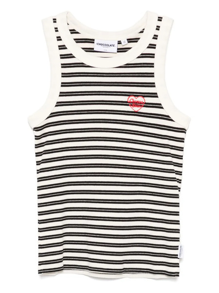  Chocoolate Striped Tank Top - Neutrals 