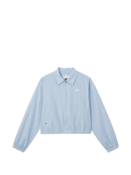  Chocoolate Striped Zip-up Jacket - Blue 
