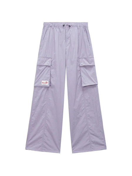  Chocoolate Wide-leg Cargo Trousers - Purple 
