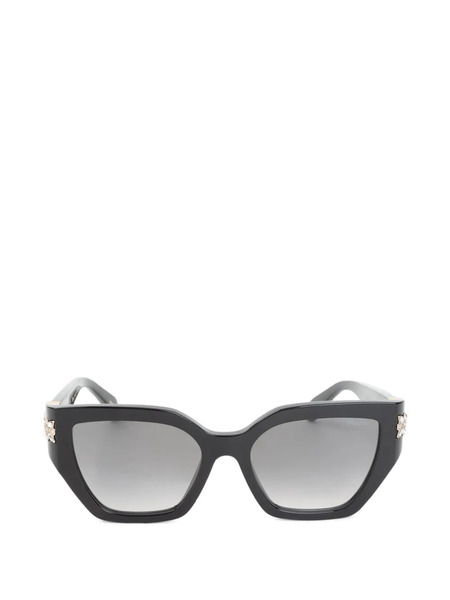  Chopard Eyewear Crystal Embellished Sunglasses - Black 