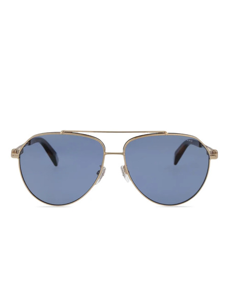  Chopard Eyewear Logo-engraved Sunglasses - Gold 