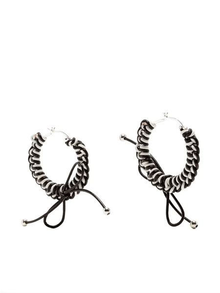  Chopova Lowena Braided Earrings - Black 