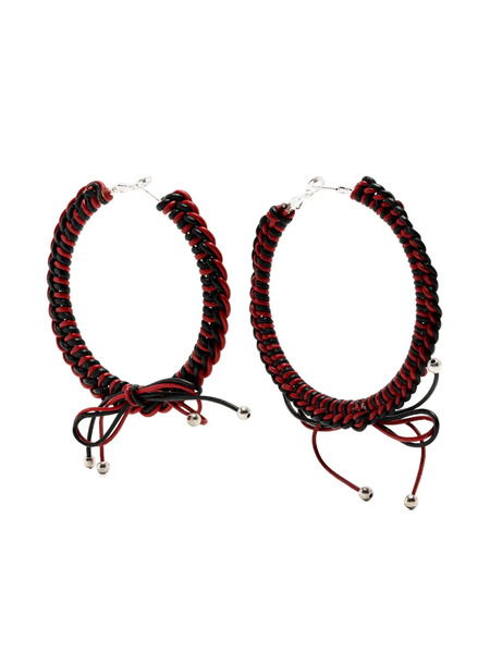  Chopova Lowena Braided Earrings - Red 