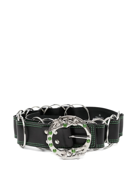  Chopova Lowena Crystal-embellished Belt - Black 