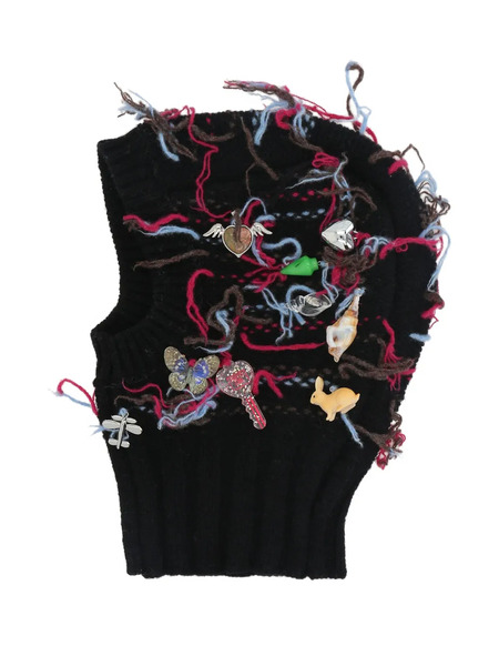  Chopova Lowena Embellishment Hat - Black 