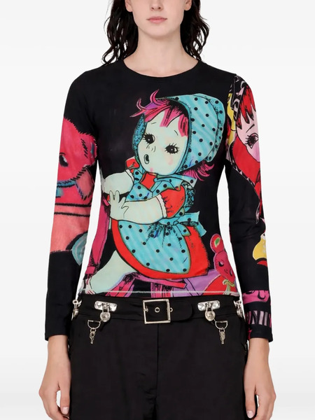  Chopova Lowena Long-sleeve T-shirt - Black 