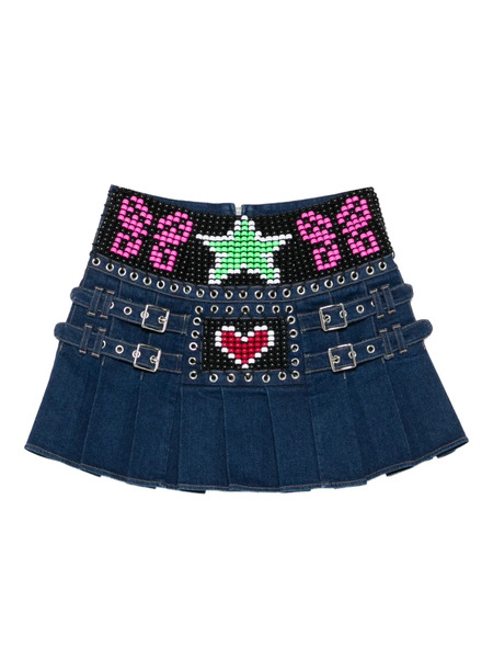  Chopova Lowena Patty Mini Skirt - Blue 