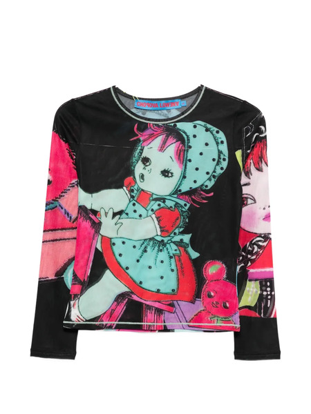  Chopova Lowena Sweeties Printed T-shirt - Black 