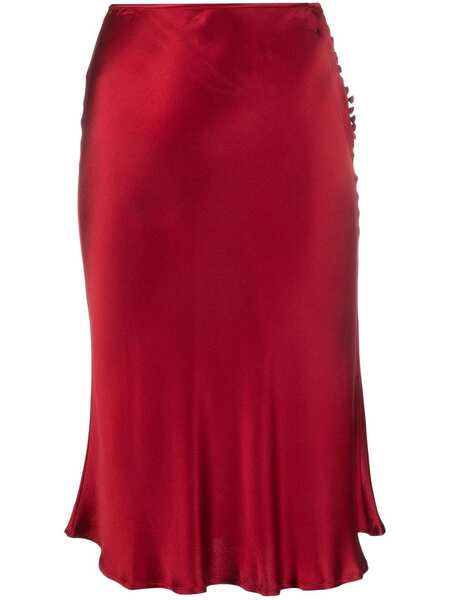  Christian Dior Pre-owned 1990s Bias Cut Skirt - Red 