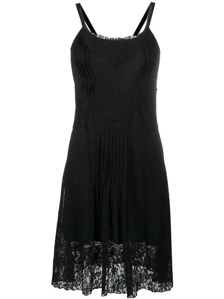  Christian Dior Pre-owned 2000s Lace Dress - Black 