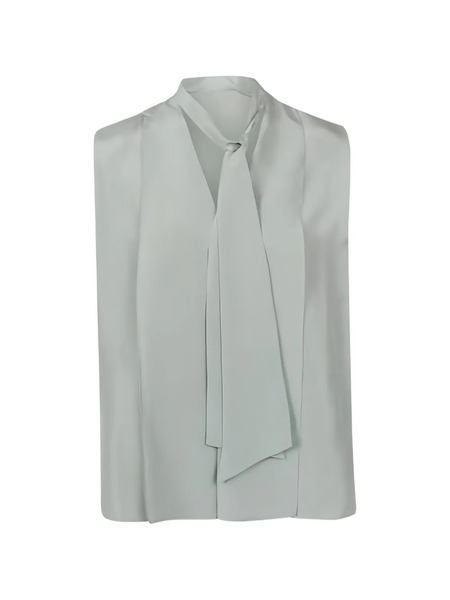  Christian Wijnants Tie Neck Top - Green 