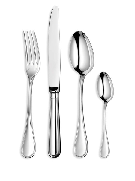 Christofle Albi Acier 24-piece Flatware Set (six-person Setting) - Silver 