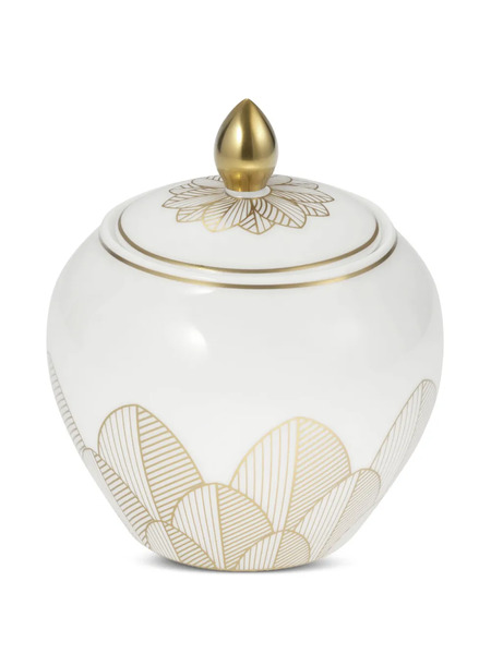 Christofle Malmaison Covered Sugar Bowl - White 