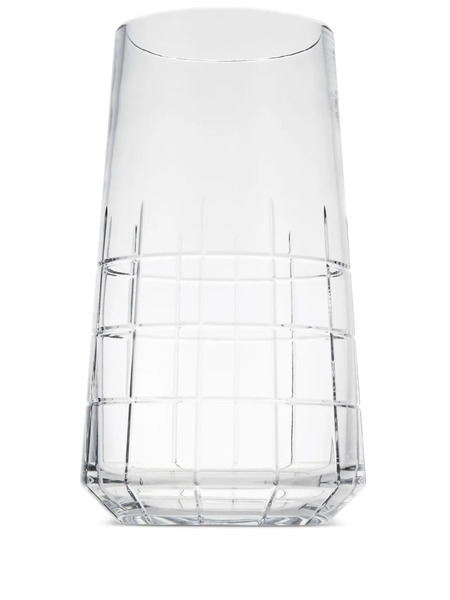  Christofle Medium Graphik Crystal Vase - White 