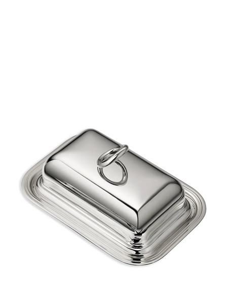  Christofle Vertigo Butter Dish - Silver 