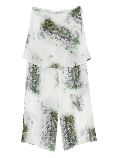  Christopher Esber Absence-print Trousers - White 