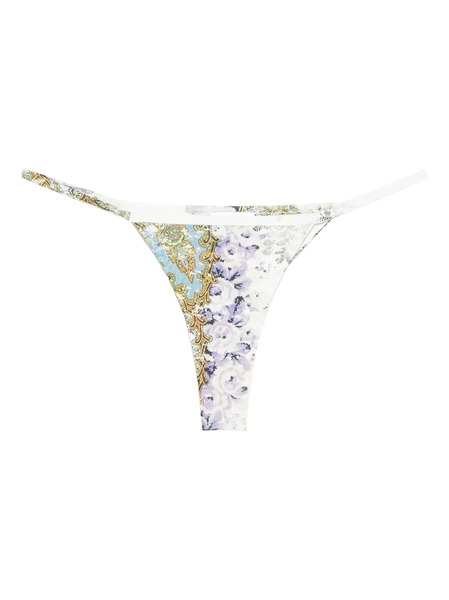  Christopher Esber Absence Printed Bikini Bottoms - White 