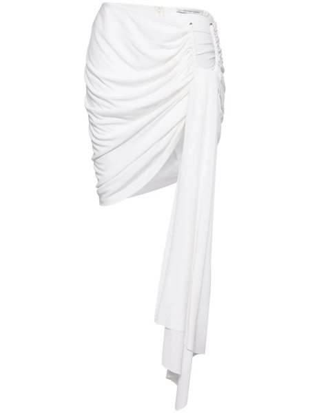  Christopher Esber Arced Palm Mini Skirt - White 