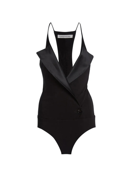  Christopher Esber Didion Contrast Bodysuit - Black 