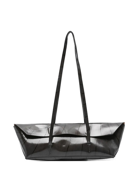  Christopher Esber Gondola Leaf Patent Leather Tote Bag - Black 