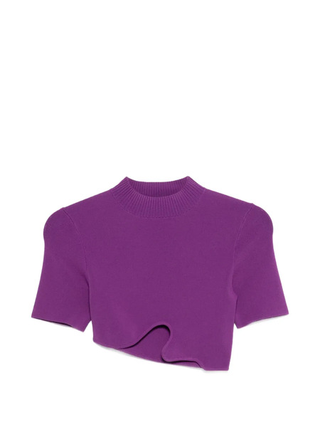  Christopher Esber Maparradita Ribbed T-shirt - Purple 