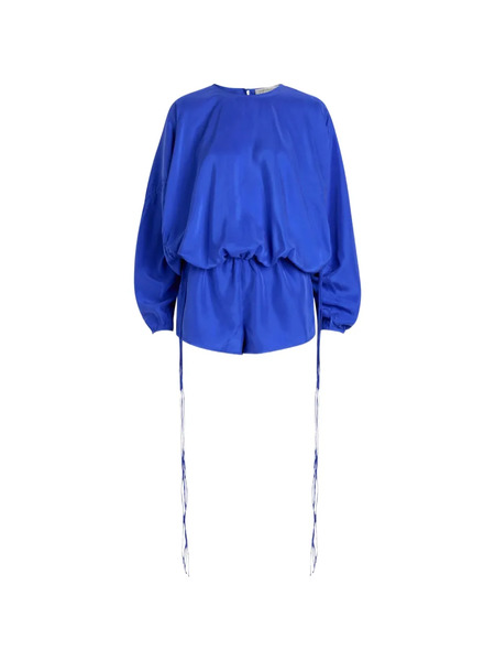  Christopher Esber Parachute Silk Playsuit - Blue 