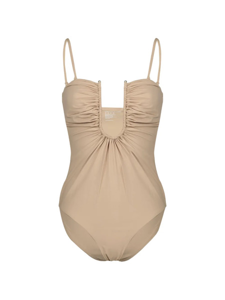  Christopher Esber Ruched One-piece Swimsuit - Neutrals 