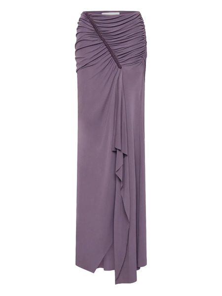  Christopher Esber Shibari Jersey Maxi Skirt - Purple 