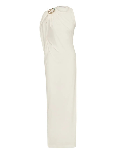  Christopher Esber Stone-pin Column Maxi Dress - White 