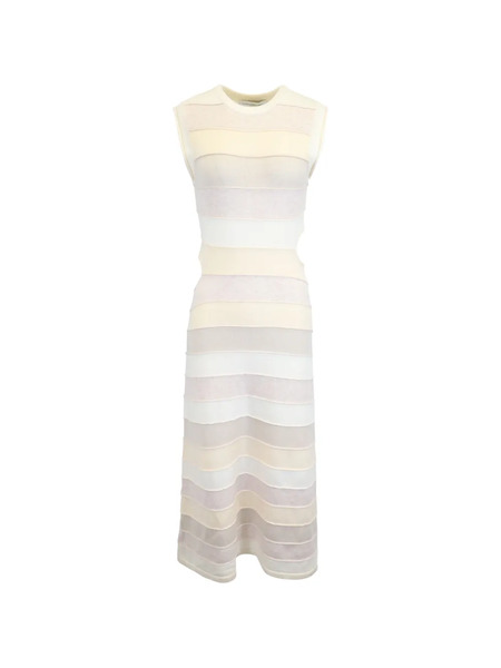  Christopher Esber Striped Cut-out Dress - Neutrals 