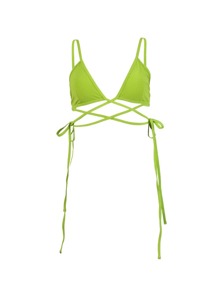  Christopher Esber Tie Bikini Top - Green 