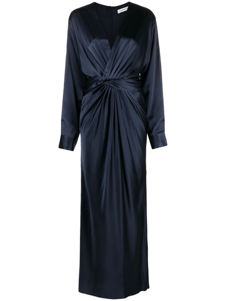  Christopher Esber Triquetra Twist Silk Maxi Dress - Blue 