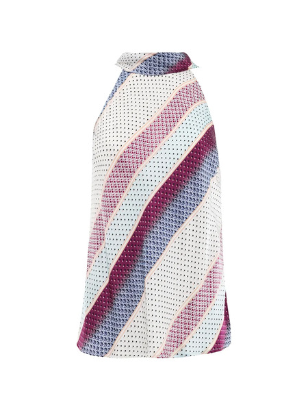  Christy Lynn Kelly Striped Blouse - Neutrals 