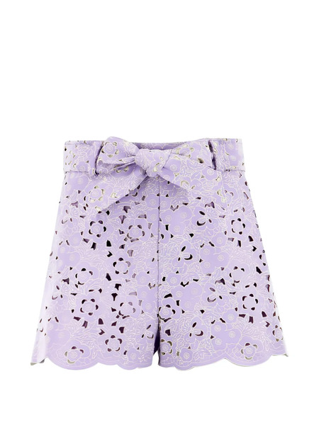  Christy Lynn Peri Floral Shorts - Purple 