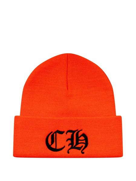  Chrome Hearts Ch Beanie Hat - Orange 