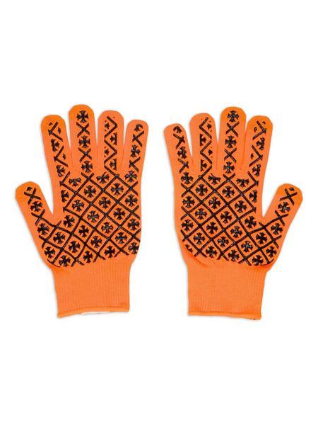  Chrome Hearts Checkmate Work Gloves - Orange 