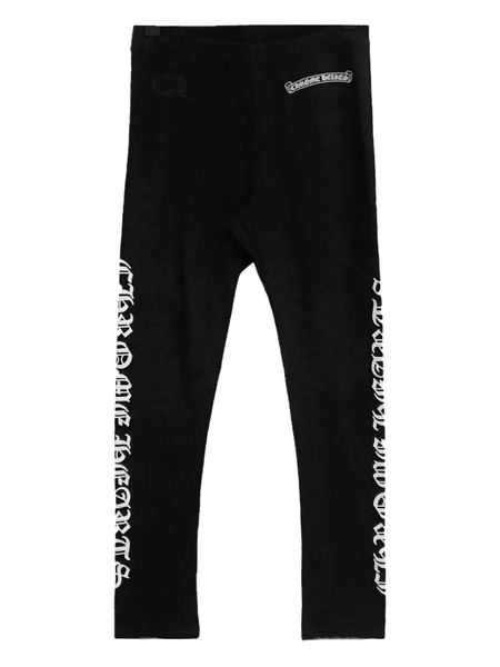  Chrome Hearts Elasticated-waistband Leggings - Black 