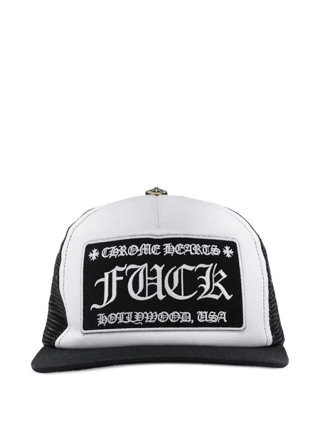  Chrome Hearts Hollywood Trucker Hat - White 