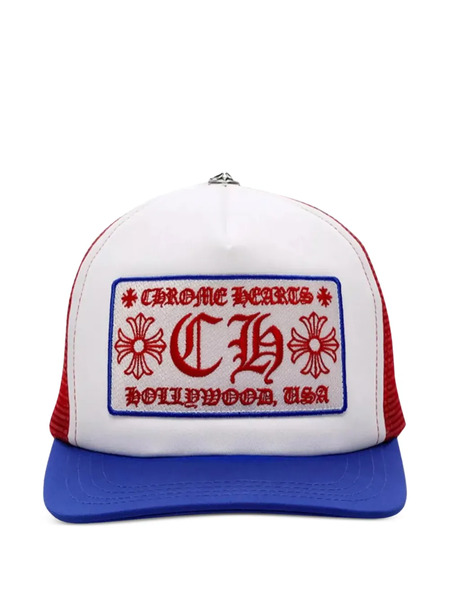 Chrome Hearts Hollywood Trucker Hat - White 