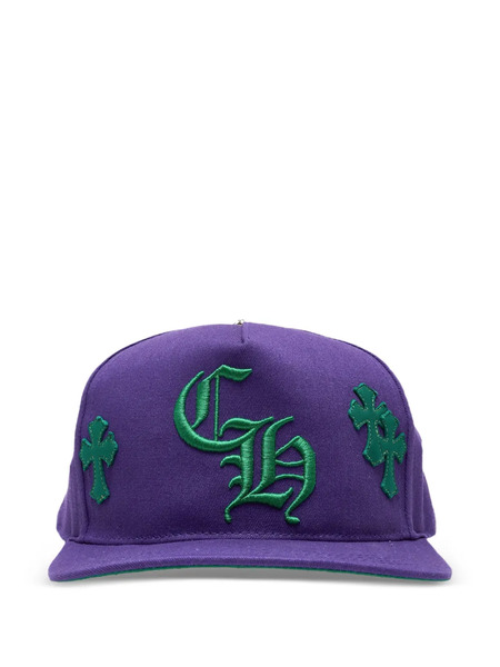  Chrome Hearts Logo-embroidered Baseball Cap - Purple 